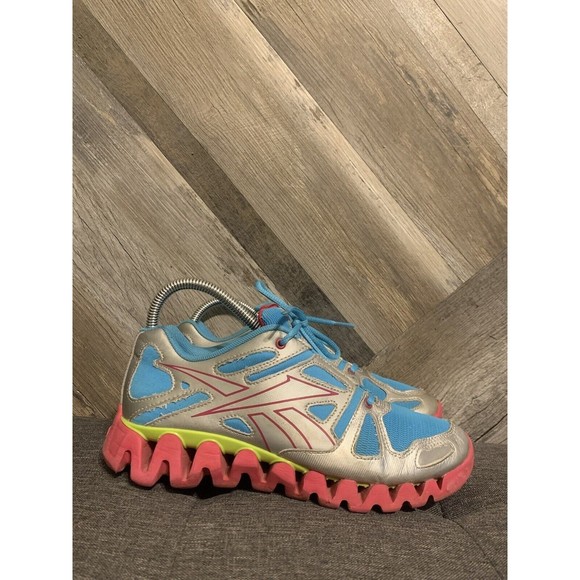 Reebok Zigtech Ziglite Zignano Womens Size 5.5 Pink Running Training Shoes - Picture 1 of 7